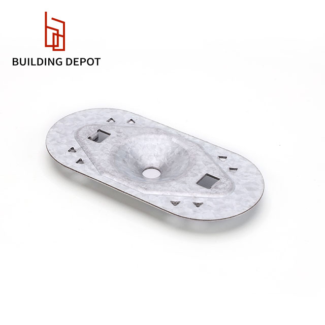 Oval Barbed Metal insulation plate